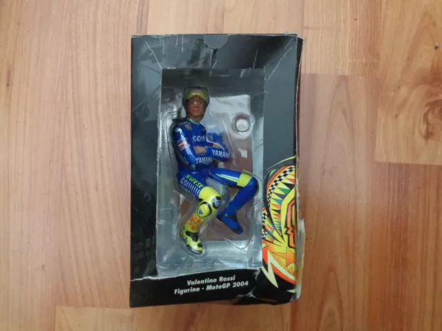 MINICHAMPS 1/12 Valentino Rossi Moto Gp 2004 Yahama Assis Avec Bouchon Figurine