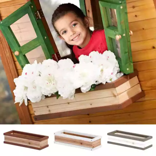 AXI Caja de flores para casa de juegos para niños Multicolor Macetas Plantas vid