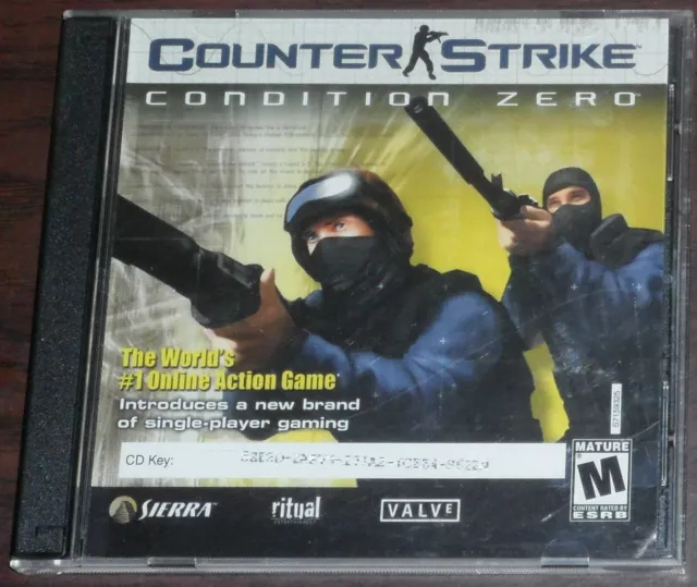 COUNTER STRIKE - Condition Zero PC BIG BOX Game RARE $100.00 - PicClick AU