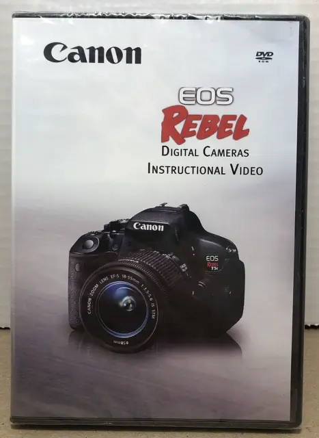 Cámaras digitales Canon EOS Rebel video instructivo - DVD sellado de fábrica