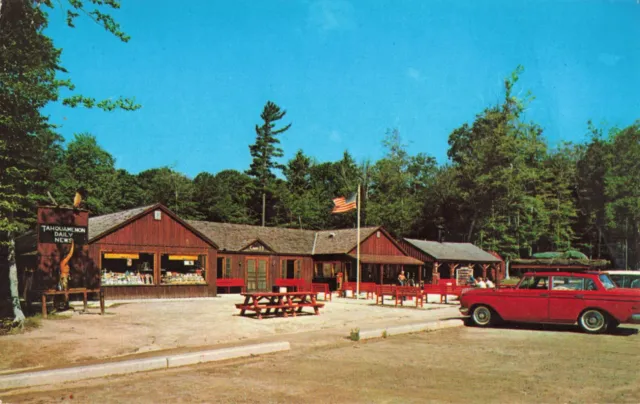 Newberry MI Michigan UP, Camp 33 Tahquamenon Falls State Park, Vintage Postcard