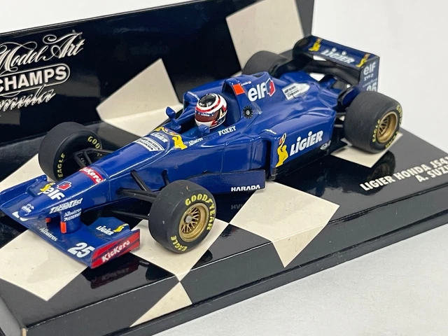 Miniature F1 Minichamps 1/18 - Ligier Honda JS41 #25 De Martin Brundle - Saison 1995 - Modèle De Collection D'occasion