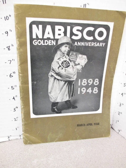 NABISCO 1948 50thAnniversary company history magazine grocery store display sign