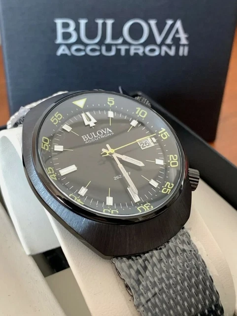 BULOVA ACCUTRON II Snorkel 98B247 UHF 262khz Men s see description