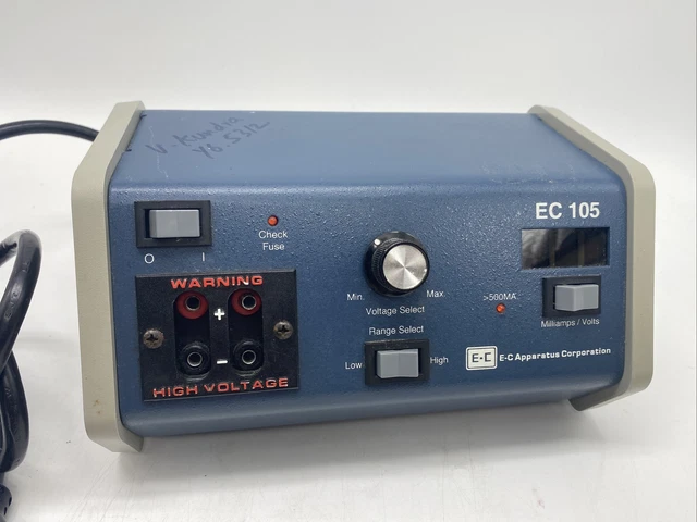 E-C Apparatus EC105 FB-105 High Voltage Electrophoresis Power Supply