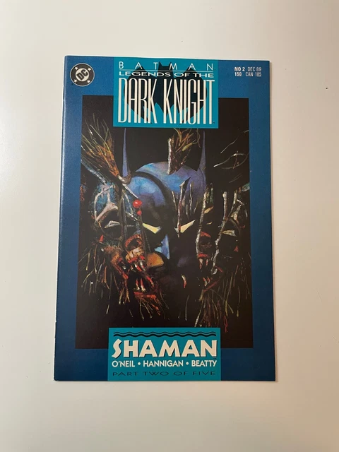 Batman Legends of the Dark Knight #2 1989 DC Comic Book Shaman VF 8.0