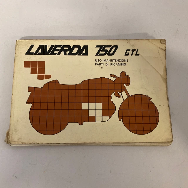 Libretto uso e manutenzione laverda 750 gtl 1974