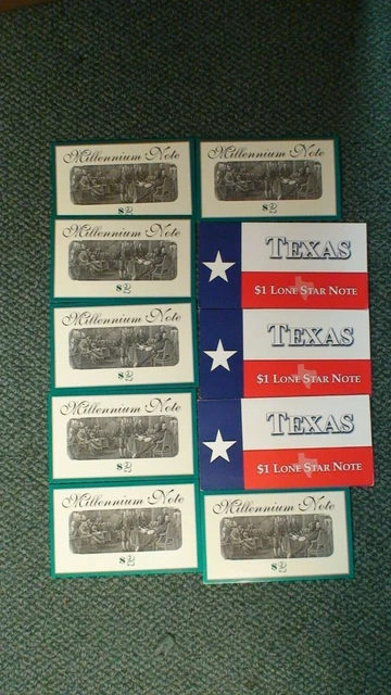 Ten Bep Issued Fed Reserve One & Two Dollar Notes $1 & $2 Bills Buy It Now!