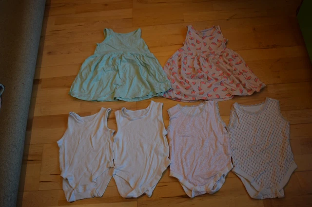 BELLISSIMO pacchetto bambino 12-18 mesi abito estivo body