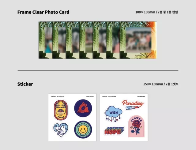 GFRIEND 7th Mini Album [FEVER SEASON] CD+Photobook+Photocard+2p Sticker Sealed 3