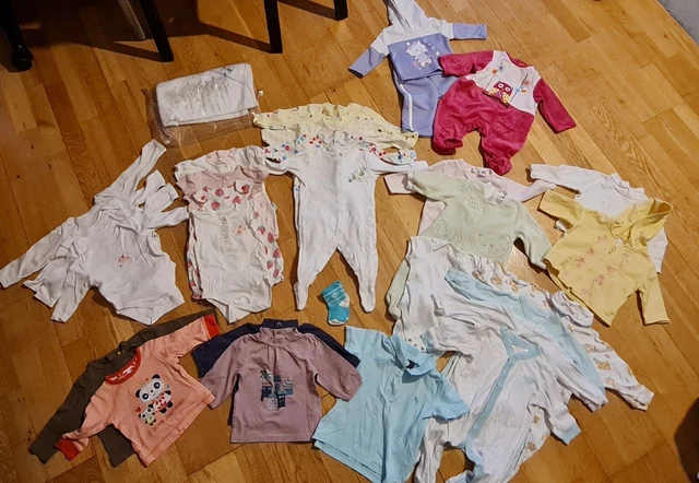 Baby Girl Clothes 0-6 Months Bundle