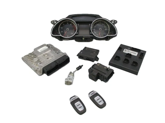 STEUERGERÄT MOTOR TACHO Schlüssel Gateway Schließsatz 8K0906264C ...