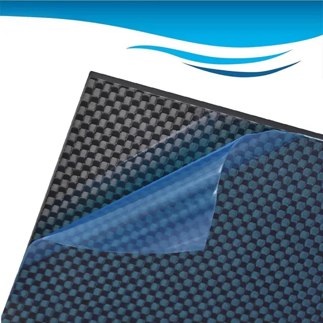 Carbon Fibre Sheet Plate Gloss Plain Weave 3K Rigid 0.5-3 mm Double A Sided UK