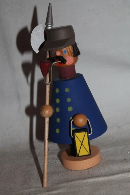 Original Erzgebirge - DDR - schönes Räuchermännchen - Nachtwache