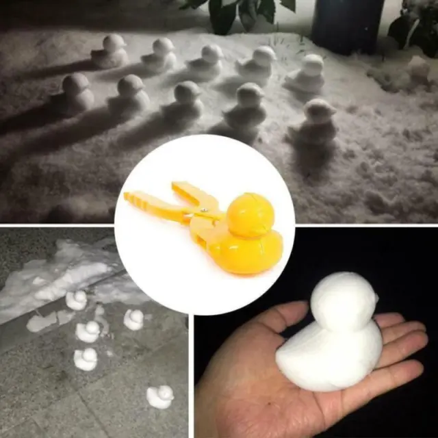 Winter Outdoor Snowball Maker Clip Kids Children Snow Sand Ball Making Mold Toys