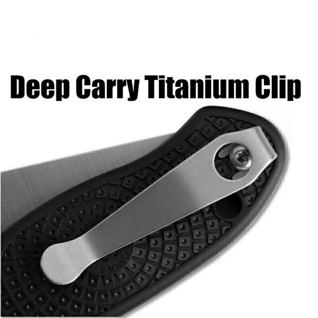 Titanium Alloy Deep Carry Pocket Clips For Para 3 Lightweight Waist Back Clamps