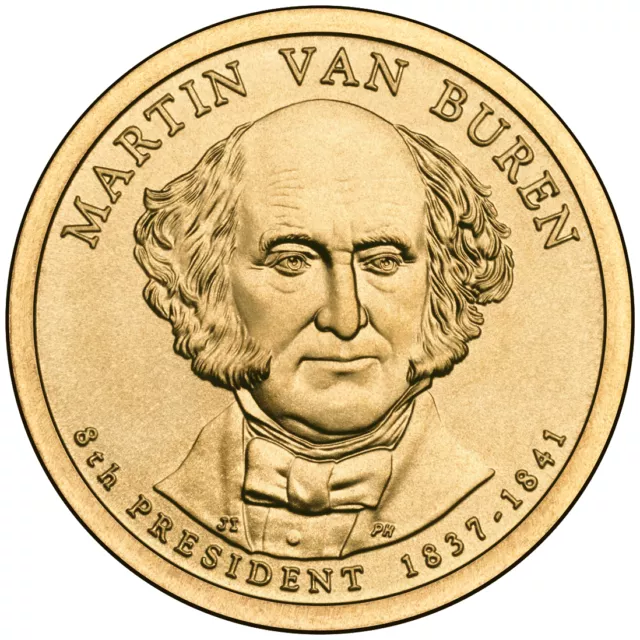 2008D $1 Martin Van Buren - Eighth U.S President BU