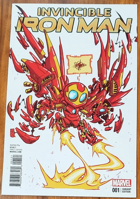 Invincible Iron Man #1 - VF/NM - 2015 - Marvel Comics - Skottie Young Variant