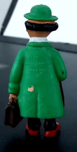 FIGURINE TINTIN Le Professeur Tournesol Avec Une Valise 7,5 Cm EUR 4,00