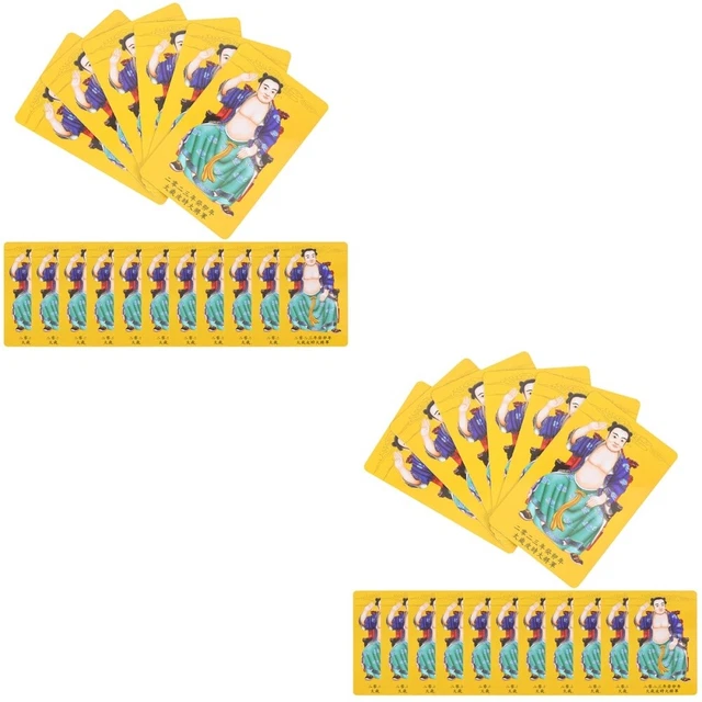 40 Pcs Papier Milieu Universitaire Sombre Stickers Amulette Religieuse Pour