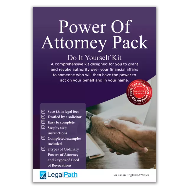 Power of Attorney Forms 2 Types of Ordinary Powers of Attorney - LegalPath