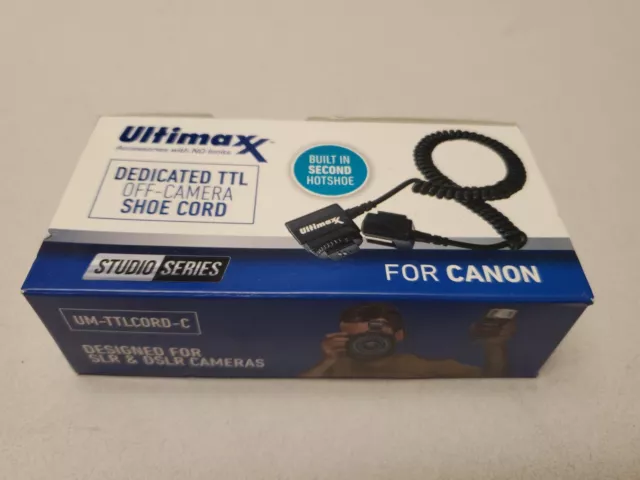 canon off camera flash cord Ultimax multiple flash use. Flash sync cable. 580ex
