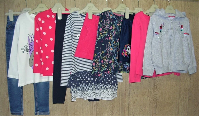 NEXT GEORGE M&S ZARA etc Girls Bundle Tops Jeans Dress Skirt Age 4-5 110cm