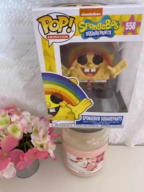 Spongebob Squarepants Spongebob With Rainbow 🌈 “imagination” Funko Pop