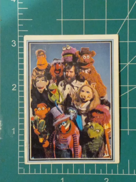 1978 Telestars Jim Henson Rookie Card Muppets Animal Kermit Miss Piggy Vg