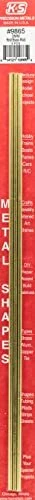 K&S 9865 Round Brass Rod 3mm OD x 300mm Long 3 Pieces Made in The USA