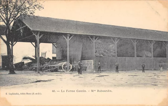 CPA 91 ATHIS MONS / LA FERME CONTIN / My RUFFIN