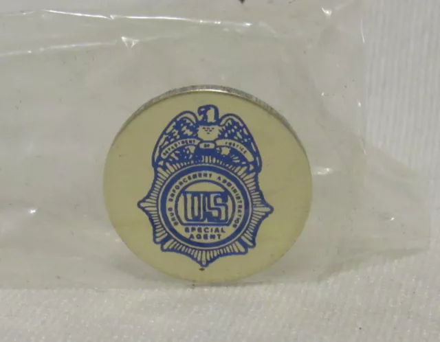Vintage US DEA Special Agent Drug Enforcement Administration Lapel Pin Authentic