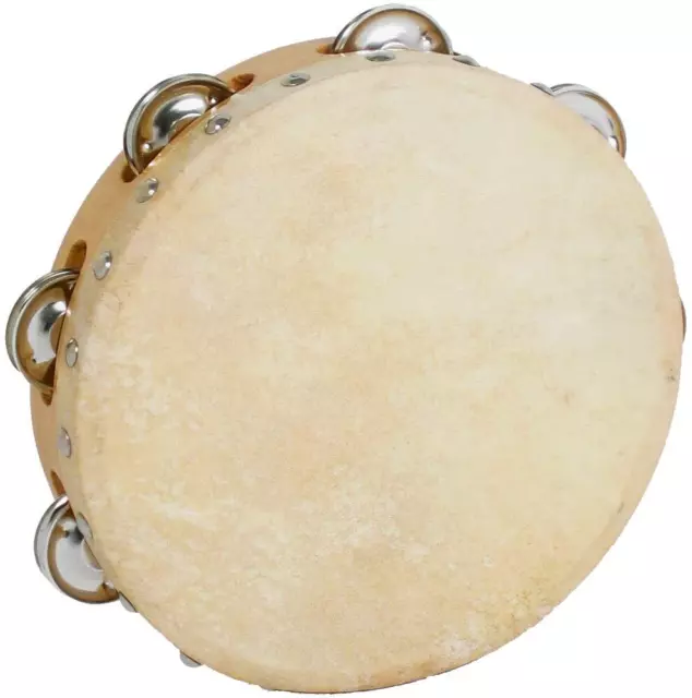 Atlas Tambourine with 8inch goatskin head. Great value from Hobgoblin Music