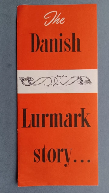 1959 "Danish "Lurmark" On Bacon, Butter & Cheese" Information Leaflet