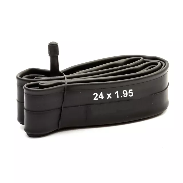 Inner Tube 24x1.95 Straight Schrader Valve 24 Inch Bicycle Bike Wheel Tyre