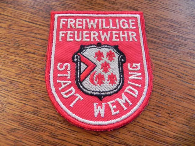 FFW Wemding Patch Ärmelabzeichen Feuerwehr