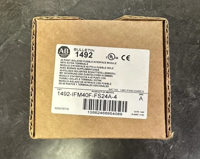 Allen Bradley 1492-Ifm40F-Fs24A-4 Ser. A New!