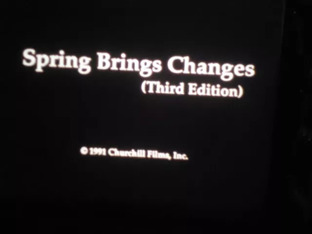 16mm Spring Brings Changes Lpp Educational Film 800'