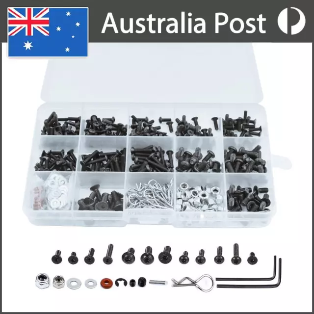 537pcs RC Car Screw Assortment Set for Axial Redcat HPI 1/8 1/10 1/12 1/16 Scale