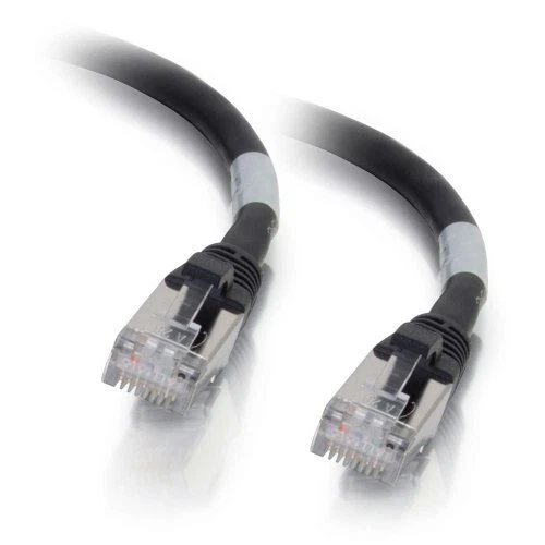 00711 Cat6a Cable - Snagless Shielded Ethernet Network Patch Cable, Black (6 ...