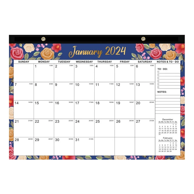 CALENDARIO DE ESCRITORIO 2024 18 meses 2024.1 2025.6 calendario de