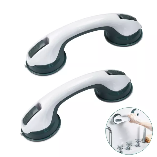 Badewannengriff Duschgriff Badewanne Haltegriff Sauggriff Saugnapf Badezimmer 2x