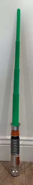 Star Wars Green Light Saber 2015 Luke Skywalker Flick Out Hasbro