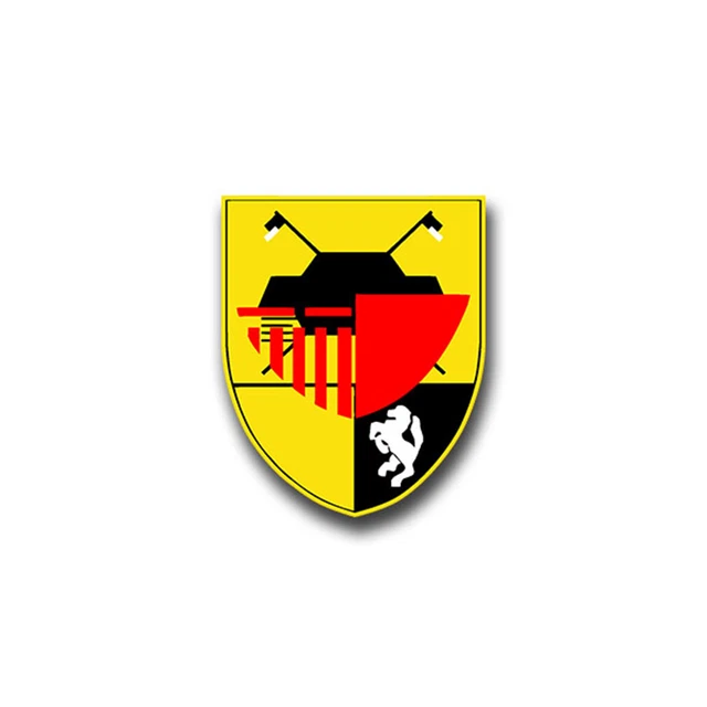 AUFKLEBER/STICKER PZ. AUFKL. Btl 7 Aufklärungsbataillon Wappen Emblem