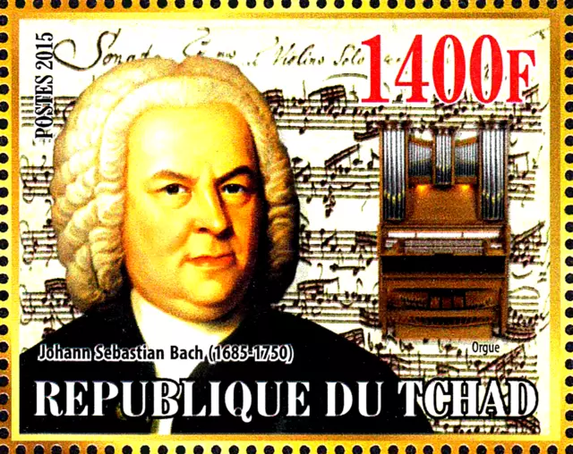 MNH Johann Sebastian Bach Komponist Deutschland Klassik Instrument Orgel / 655