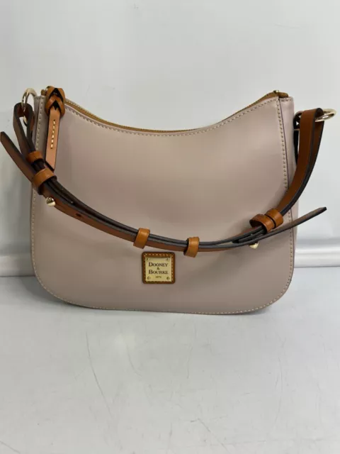 Dooney & Bourke Wexford Leather Small Kiley Hobo Oyster new