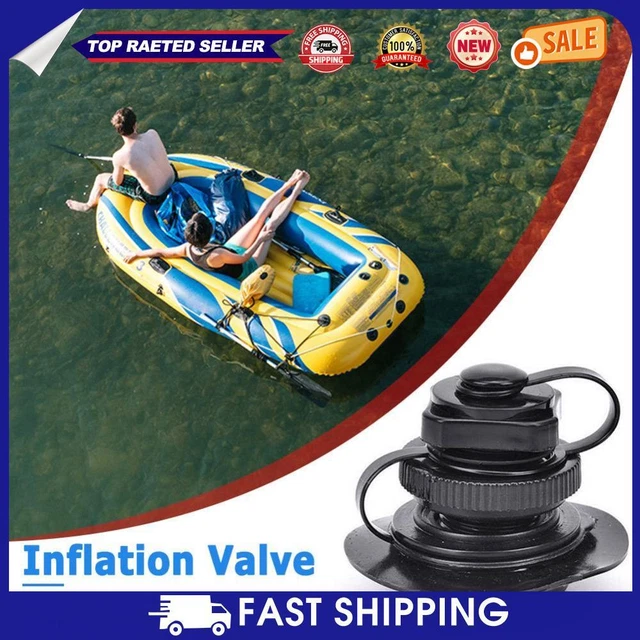 HOT 2 in 1 Safety Air Valve Nozzle Caps Plug for Inflatable Boat Kayak Airbed Pu
