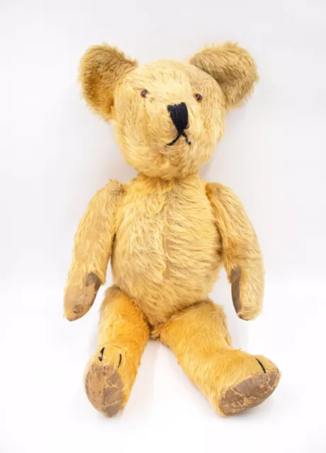 Vintage Jointed Teddy Bear With Working Growler 60 cm (23.6") long