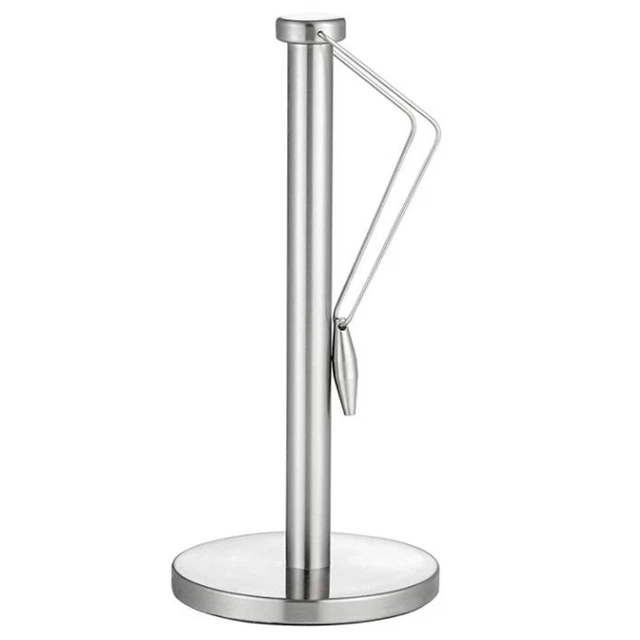 Soporte para toalla de papel con soporte para cocina, toalla de papel inoxidable, V I5E8