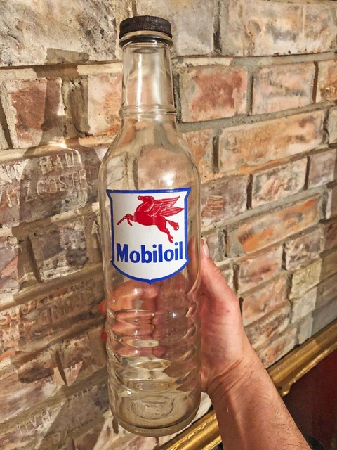Mobiloil - Seltene antike Ölflasche   Shell Motoroil Oil Oel Dapol